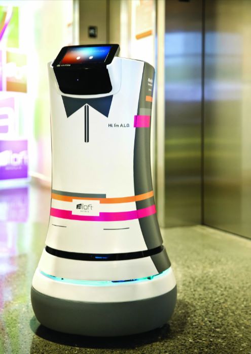 hotel robot concierge