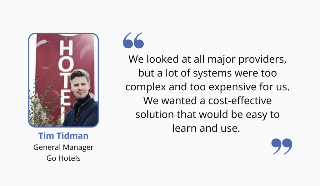 quote about how expensive hotel automation can be