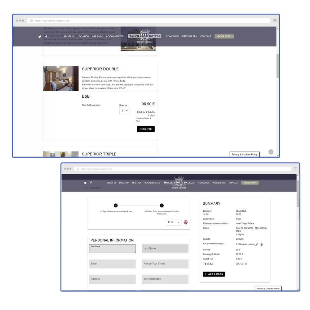 webbookingpro booking engine screenshot