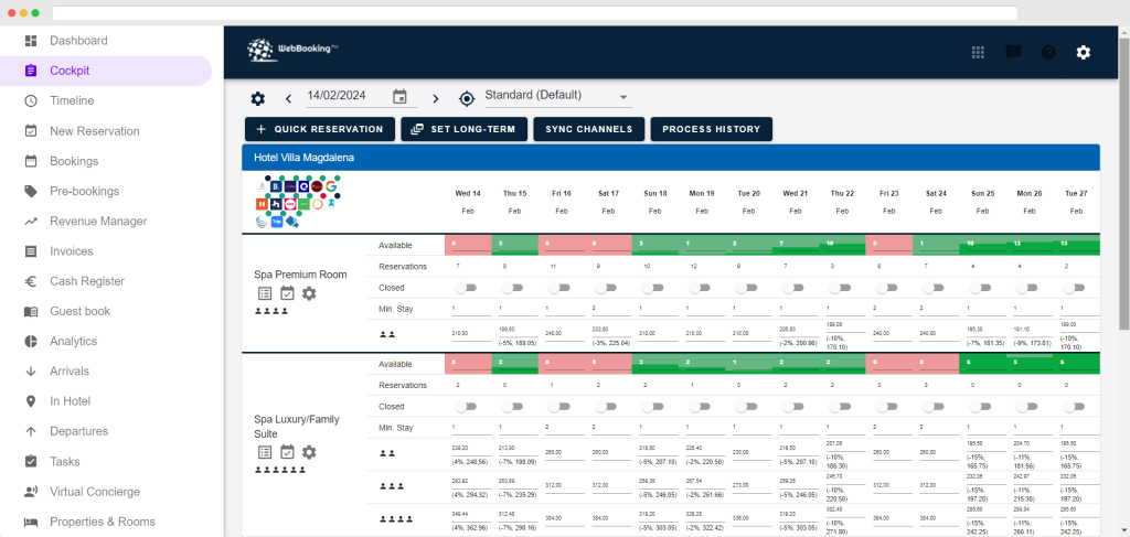 webbookingpro tool screenshot