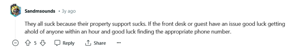 reddit comment screenshot highlighting the importance of good customer support from a software provider