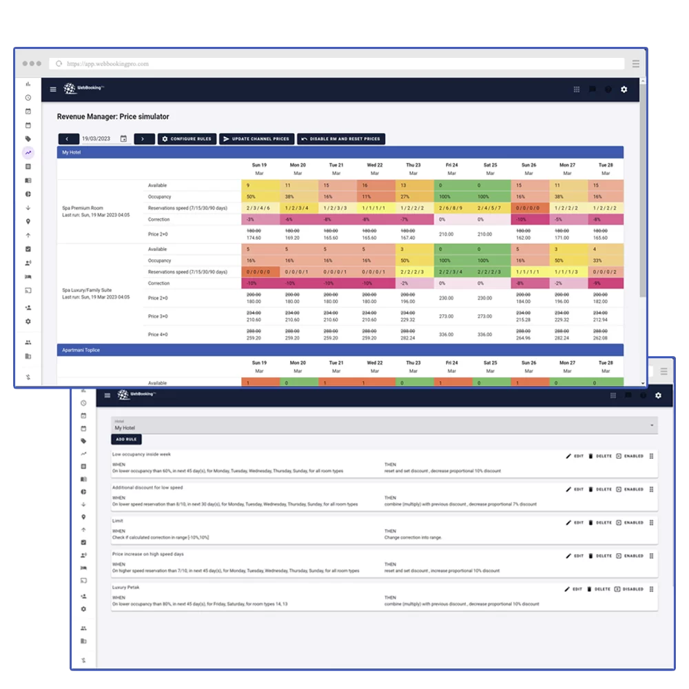 webbookingpro tool screenshot